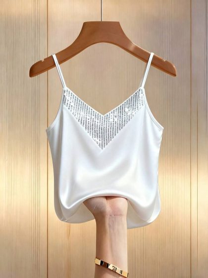Breezaya Sequin Patchwork Camisole