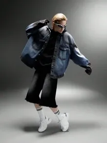 SHEIN Chunky White Sneakers