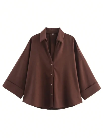 Women’s Yellow Chic Casual Blouse