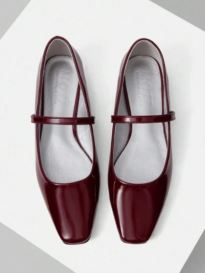 MOTF Versatile Burgundy Flat Shoes