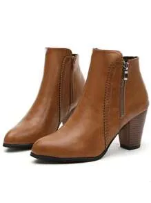 Women’s Black Thermal Leather Ankle Boots