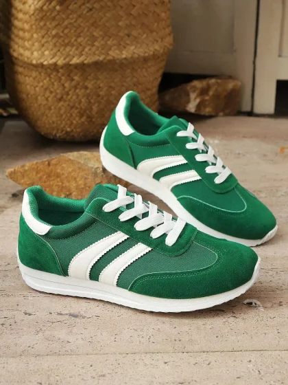 Women’s Green Casual Sneakers