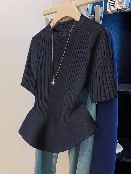 GlowEve V-Neck Knit Cardigan Vest