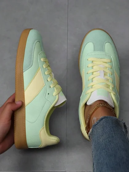 Women’s Mint Green Casual Sneakers