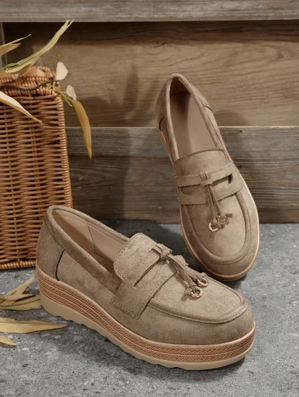 Women's Thick-Sole Slip-On Loafers