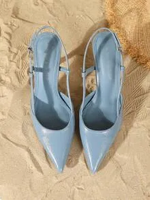 On Feet& In Love Single Buckle Pumps