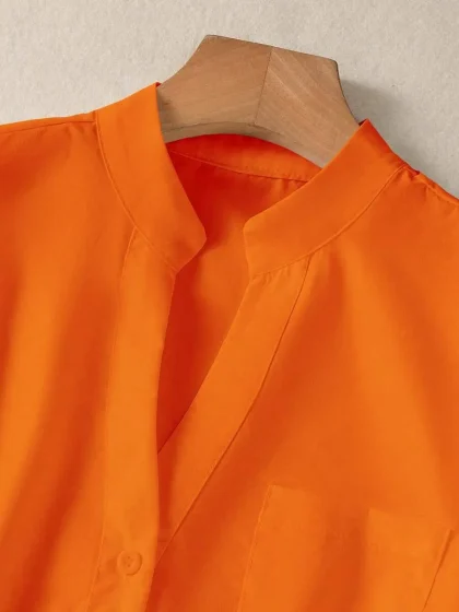 Women’s Long Sleeve V-Neck Elegant Top