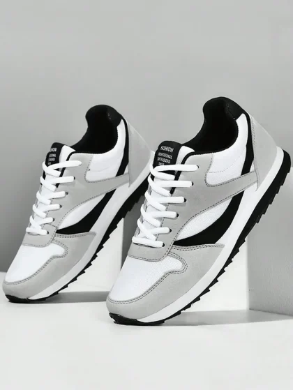 Black & White Casual Sneakers